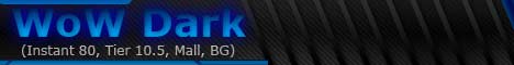 WoW Dark 4.x / 3.3.5 private servers for wow Banner