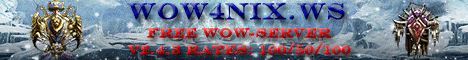 *** WoW4nix.ws Top German Server *** Banner